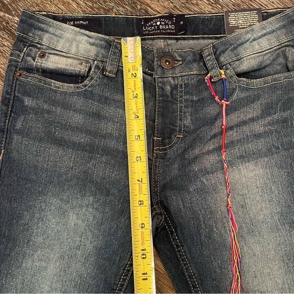 Lucky Brand Zoe Skinny Girls Jeans Size 12 NWT - Picture 5 of 15